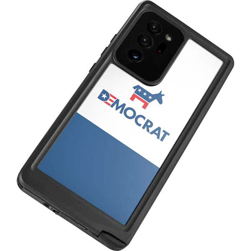 Democrat Blue And Red Galaxy Note20 Ultra 5G Waterproof Case